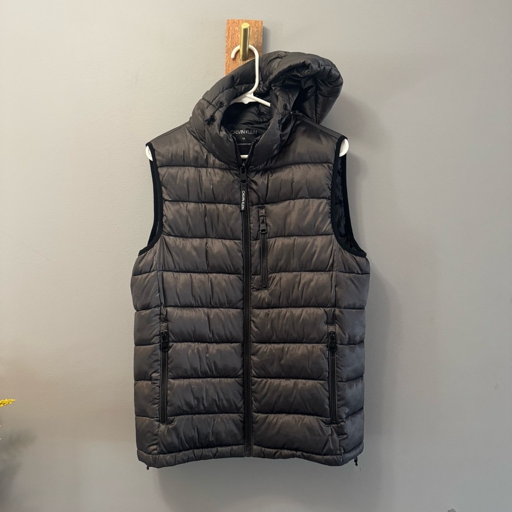 Men's Calvin Klein Black Puffer Vest Size M